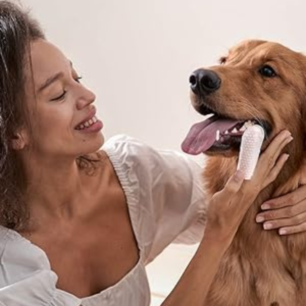 Lenços de limpeza odontológico para pets - Desenvolvido para pets que odeiam escovas